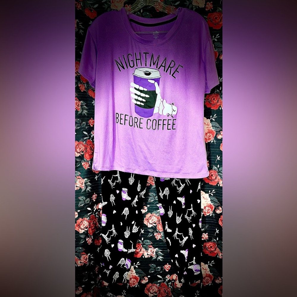Nightmare Before Coffee Pajama Set